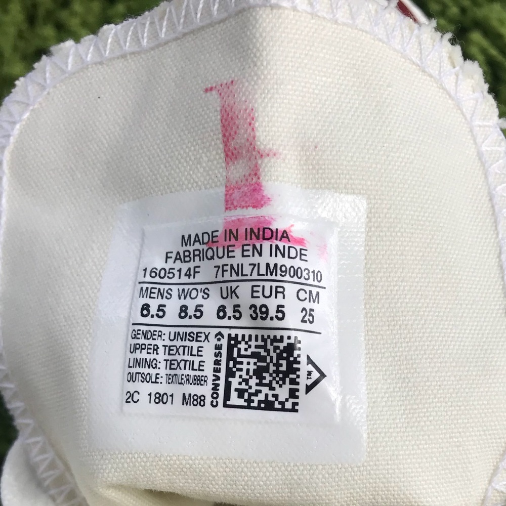 NWT Converse Ctas HI White Stars 🌟 W AUTHENTIC - Picture 6 of 7
